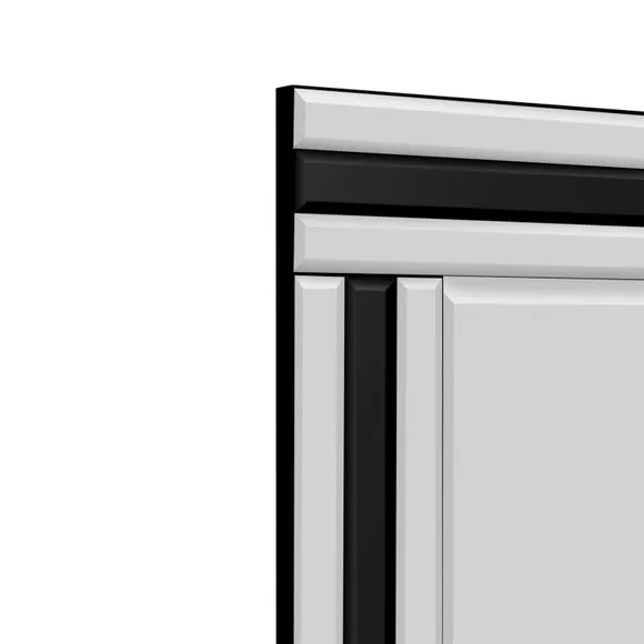 Westbury Abstract Rectangle Full Length Wall Mirror 2