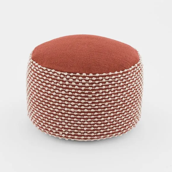 Jersey Bobble Round Pouffe 4