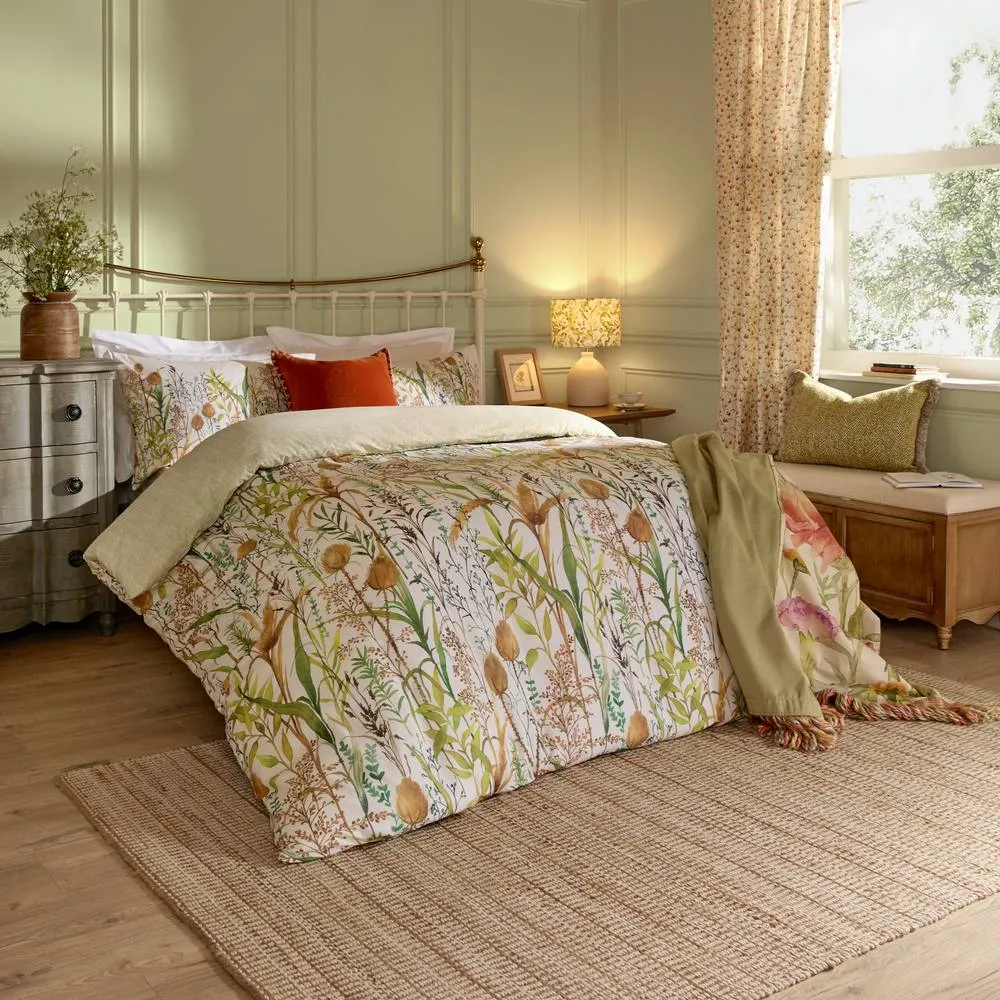 Voyage Maison Lydiard 100% Cotton Reversible Duvet Cover Set