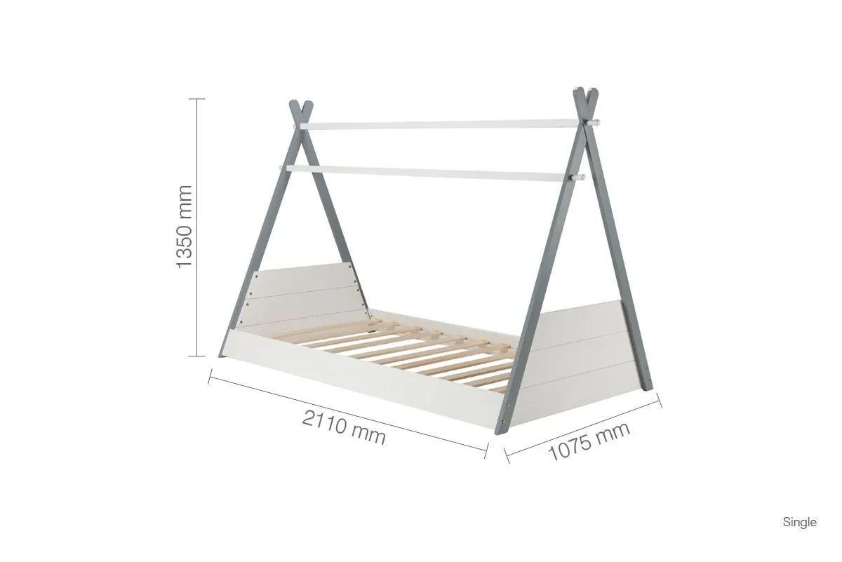 Birlea Teepee Bed in White 5