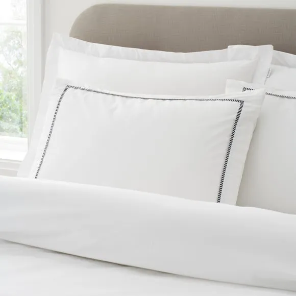 Bianca Contrast Trim 100% Cotton Duvet Cover & Pillowcase Set 2