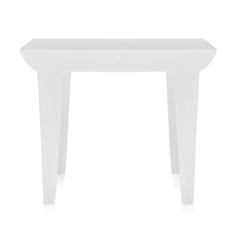 Kartell Bubble Club Outdoor Side Table Zinc White 3