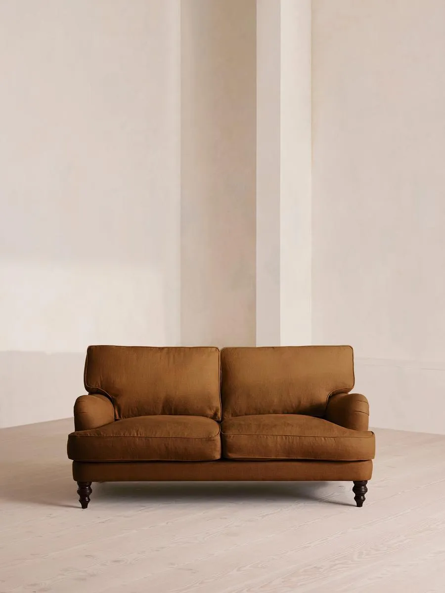Arundel Two Seater, Sofa, Linen, Terracotta