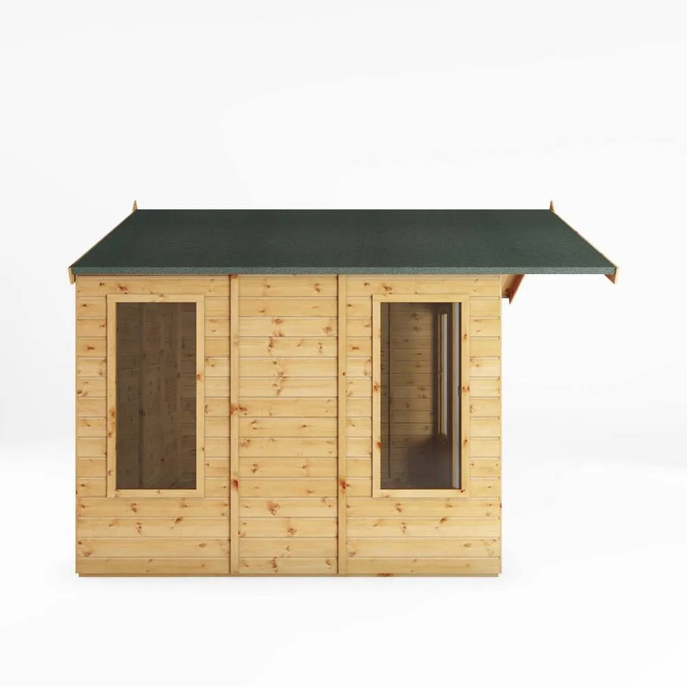 Mercia 8 x 8 Feet Premium Sussex Summerhouse - L303.2 x W249.4 x H227.8 cm in Brown 5