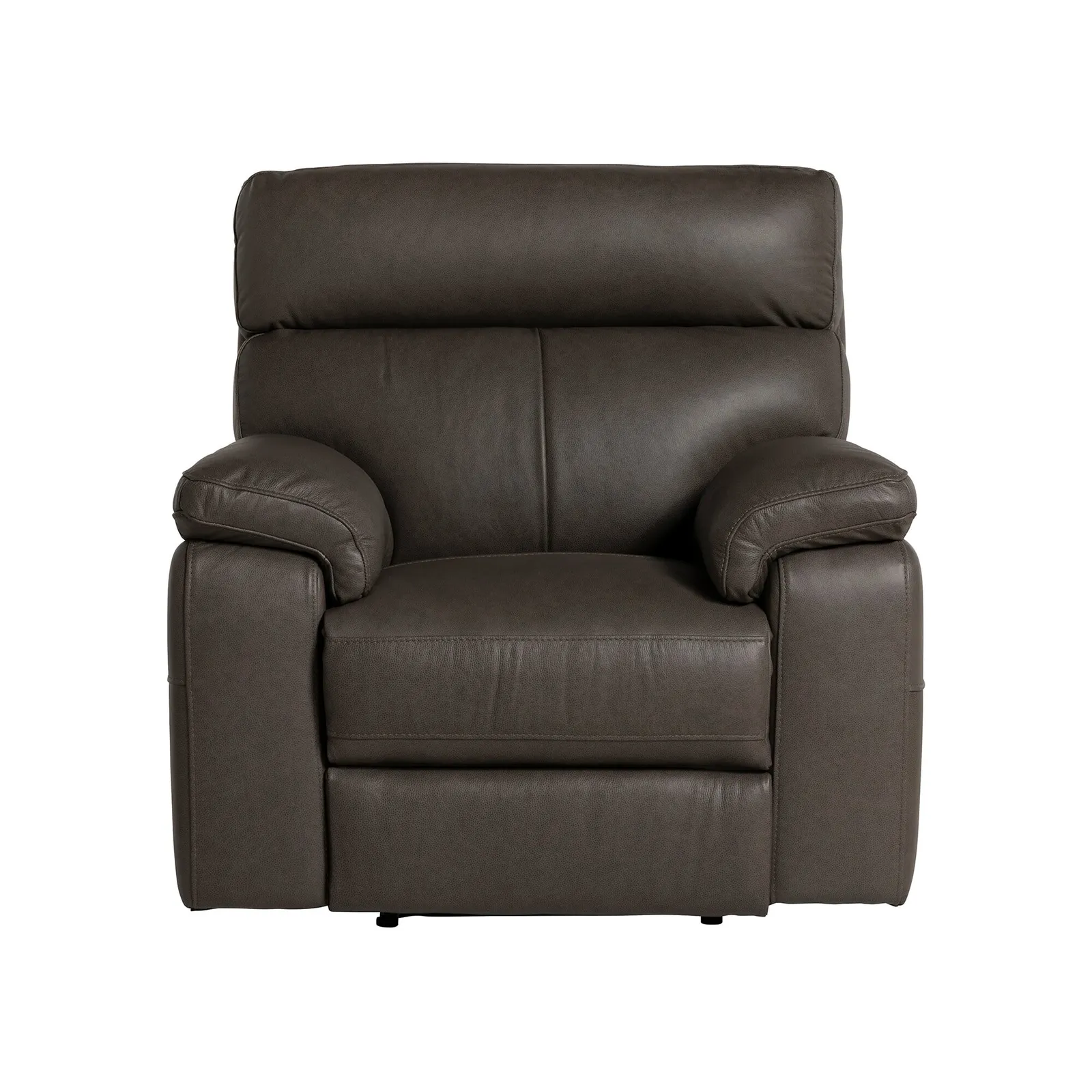 Clark Power Motion Armchair With Headrest, Grey | Barker & Stonehouse 3