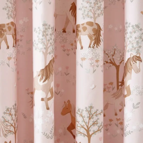 Pony Meadows Blackout Eyelet Curtains 3