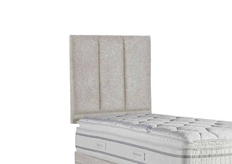 Spire Strutted Headboard - Single - Tweed Stone