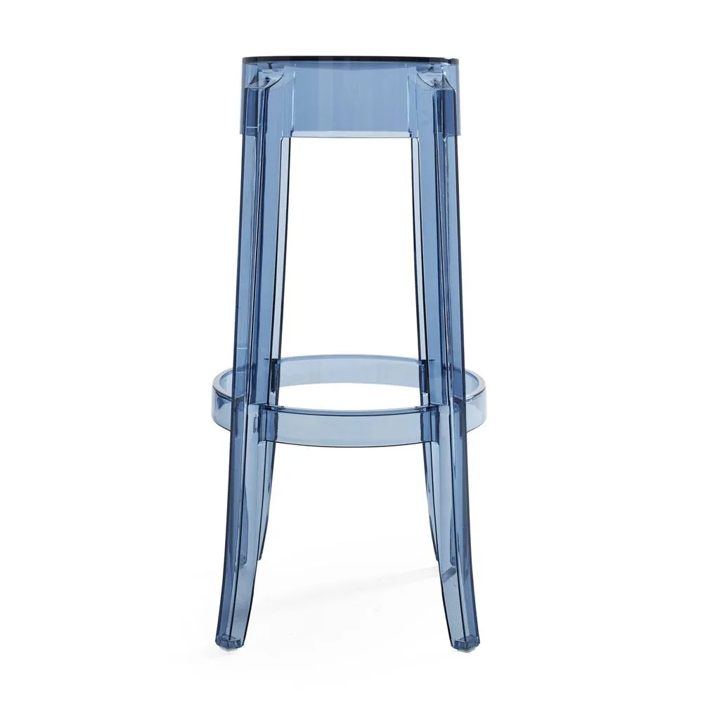 Kartell Charles Ghost Barstool Powder Blue 3