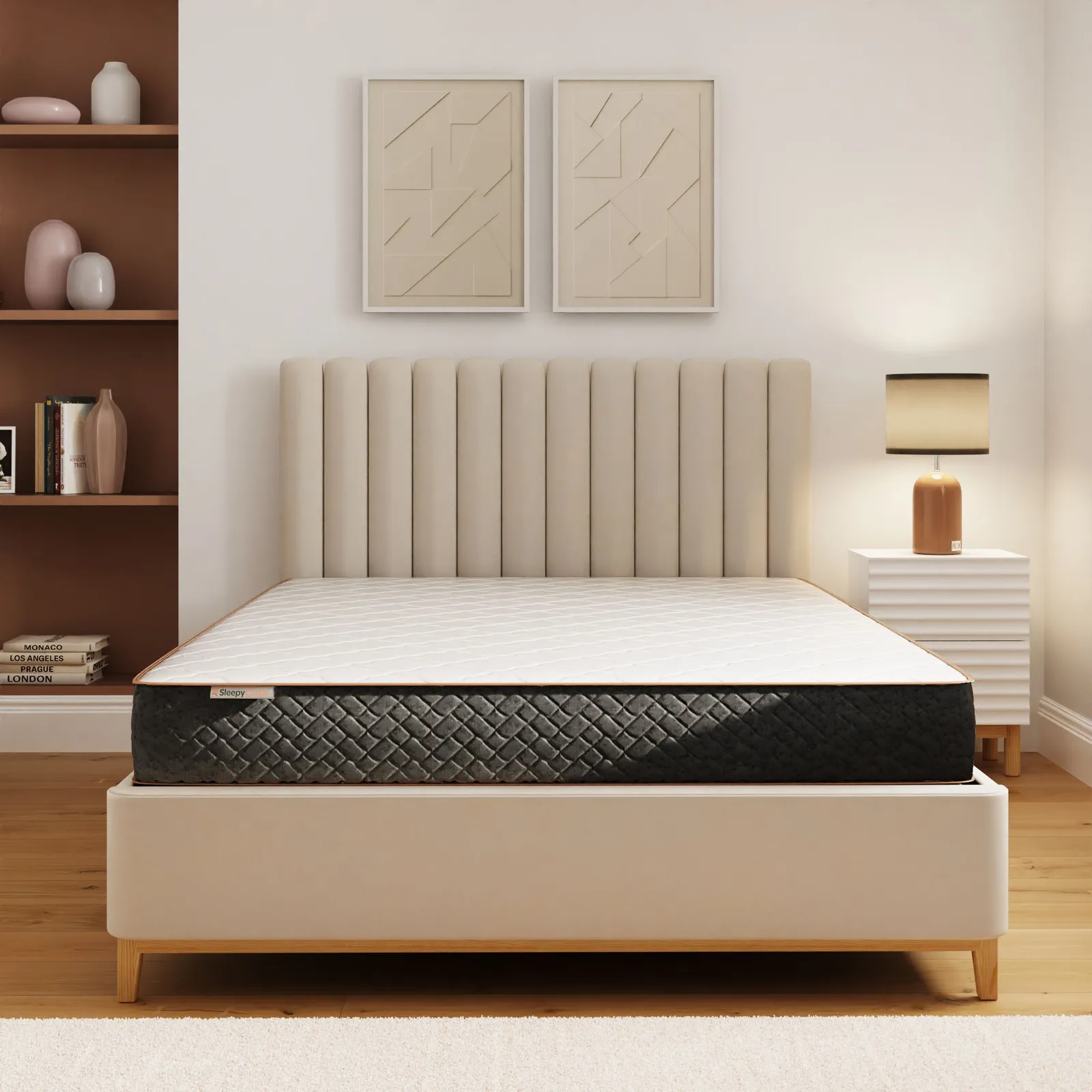 GFW SleepyCastle Rolled Pocket Sprung Mattress In A Box