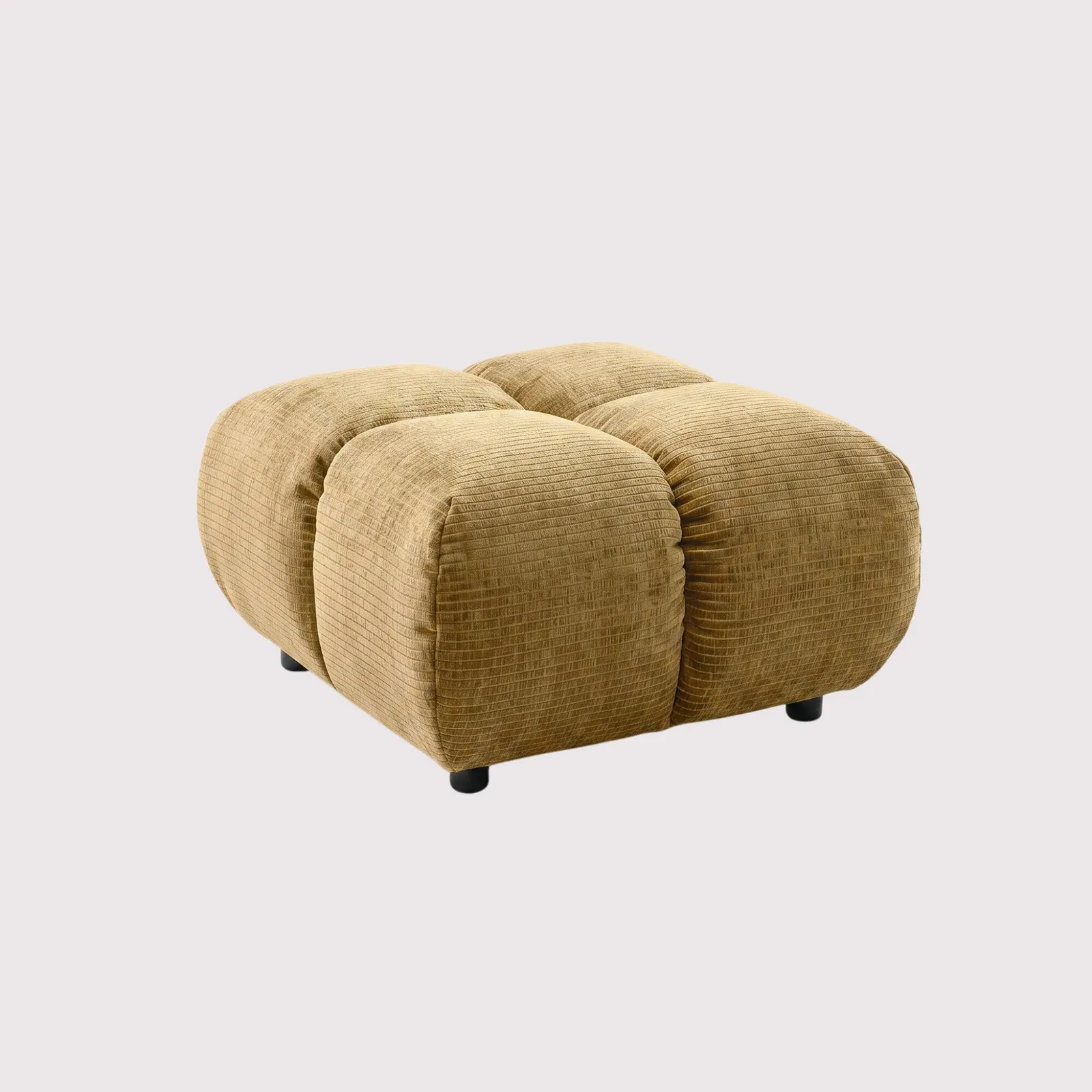 Bryce Stool Square Shaped - 73X73Cm, Yellow Fabric | Barker & Stonehouse 1