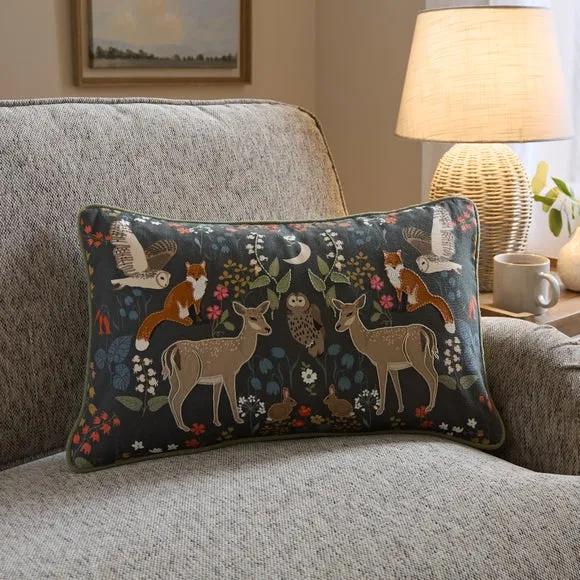 Timeless Animal Cotton Rectangle Cushion