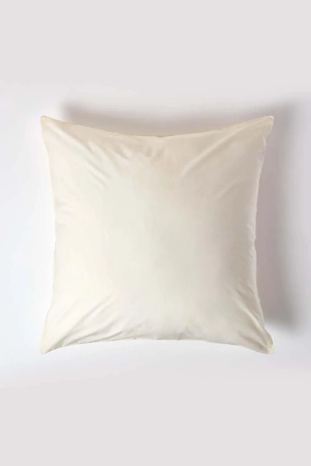 Homescapes Continental Egyptian Cotton Pillowcase 200 TC, 80 x 80 cm in Cream
