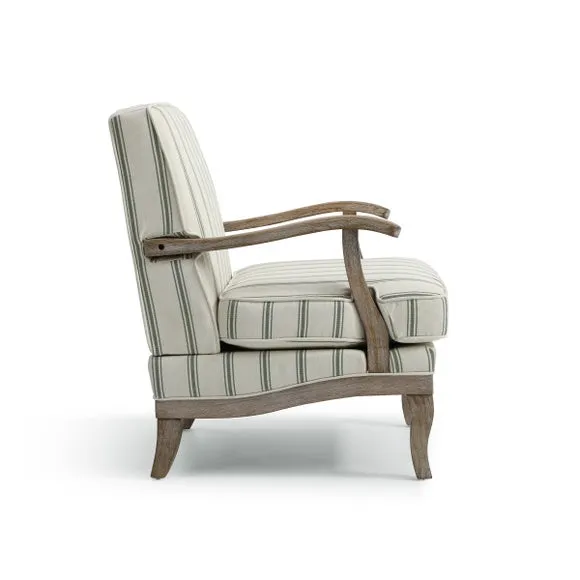 Esme Woven Folkstone Stripe Occasional Chair 5