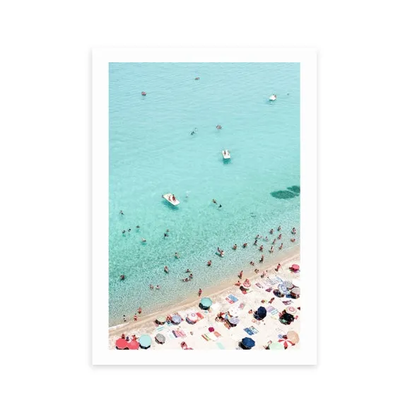 East End Prints Beach Scene Print