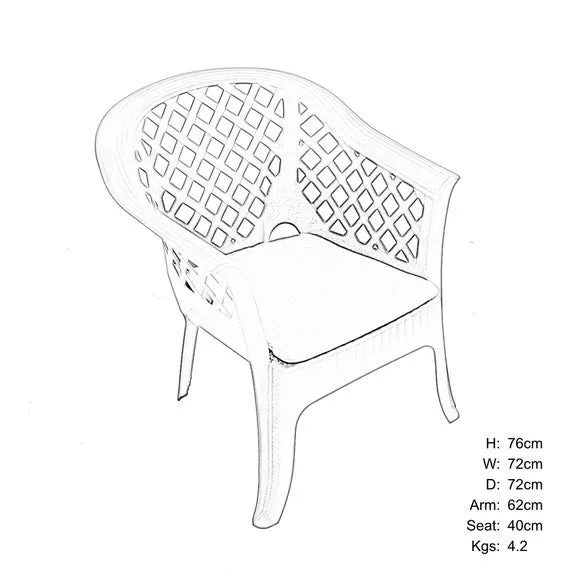 Savona 4 Seater Conversation Set with Savona Chairs 4
