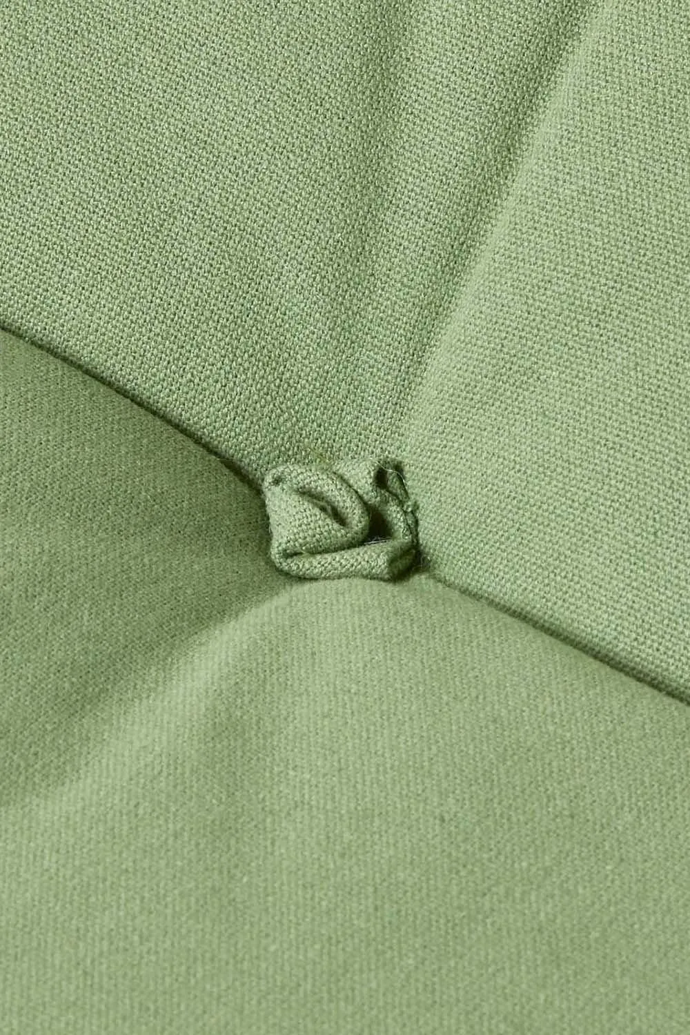 Homescapes Cotton Back Support Cushion in Dark Green 5
