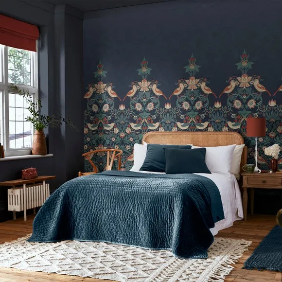 William Morris Strawberry Thief Wall Mural 1