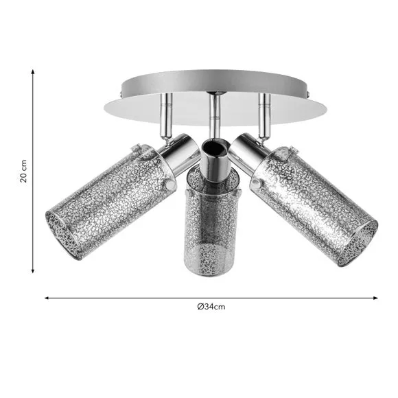 Lara Industrial 3 Light Adjustable Spotlight 6