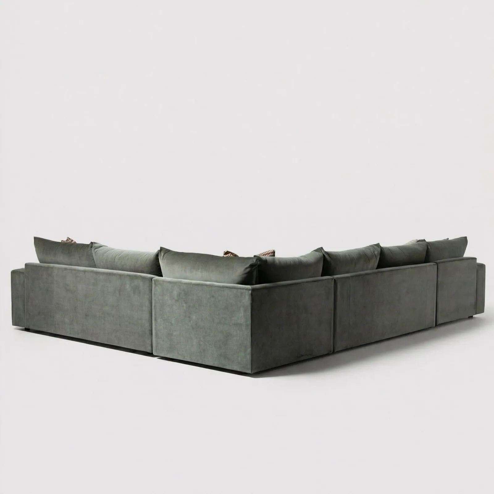 Providence Lhf Modular Corner Modular Sofa, Green Fabric | Barker & Stonehouse 5