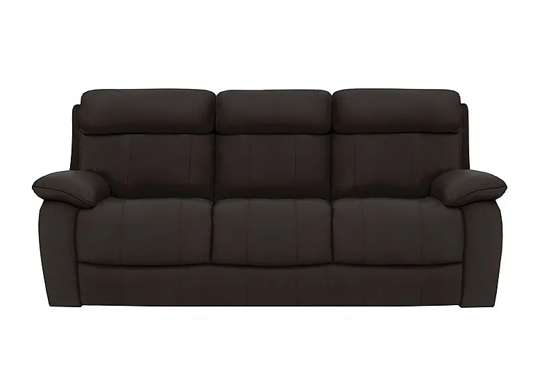 Moreno 3 Seater Leather Sofa - Dark Chocolate