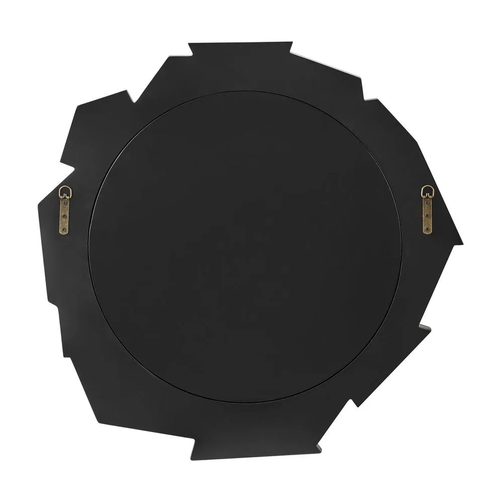 FurnitureboxUK Jewel Medium Abstract Round Wall Mirror in Clear 4