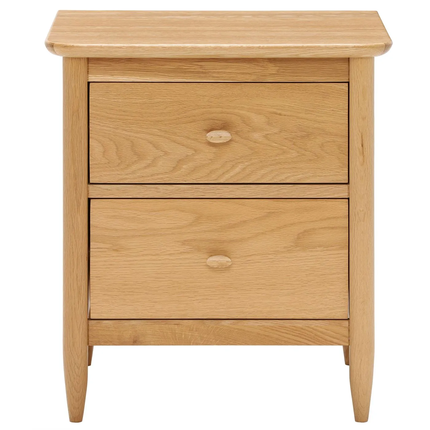 Ercol Teramo Bedside Cabinet, Neutral Oak | Barker & Stonehouse 3