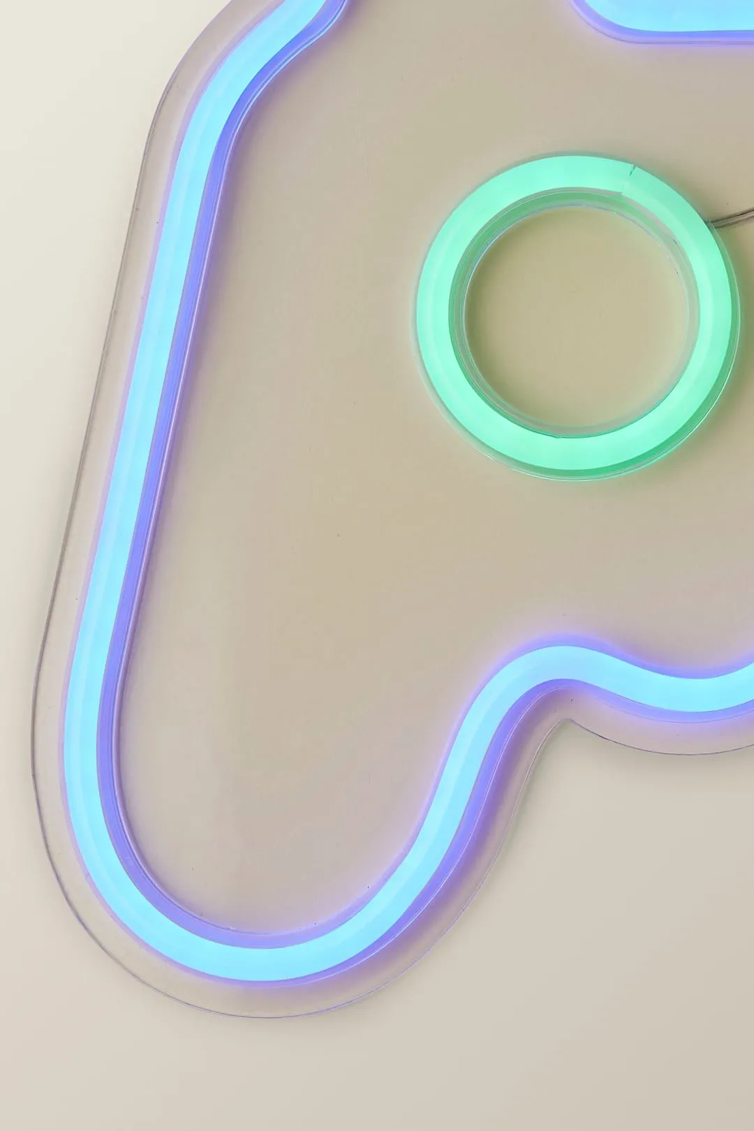 ValueLights Games Controller Neon Blue Light Decoration 4