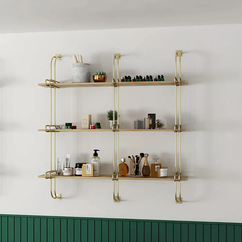 3-Tier Luxury Floating Shelves Wall Shelf in MDF Wall Mounted Shelves