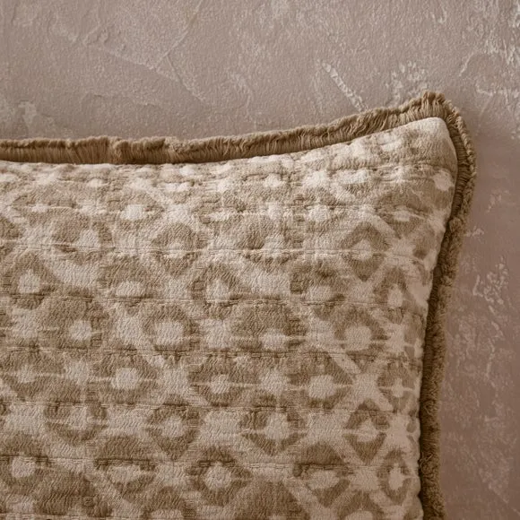 Geometric Matalasse Cotton Square Cushion Cover 3