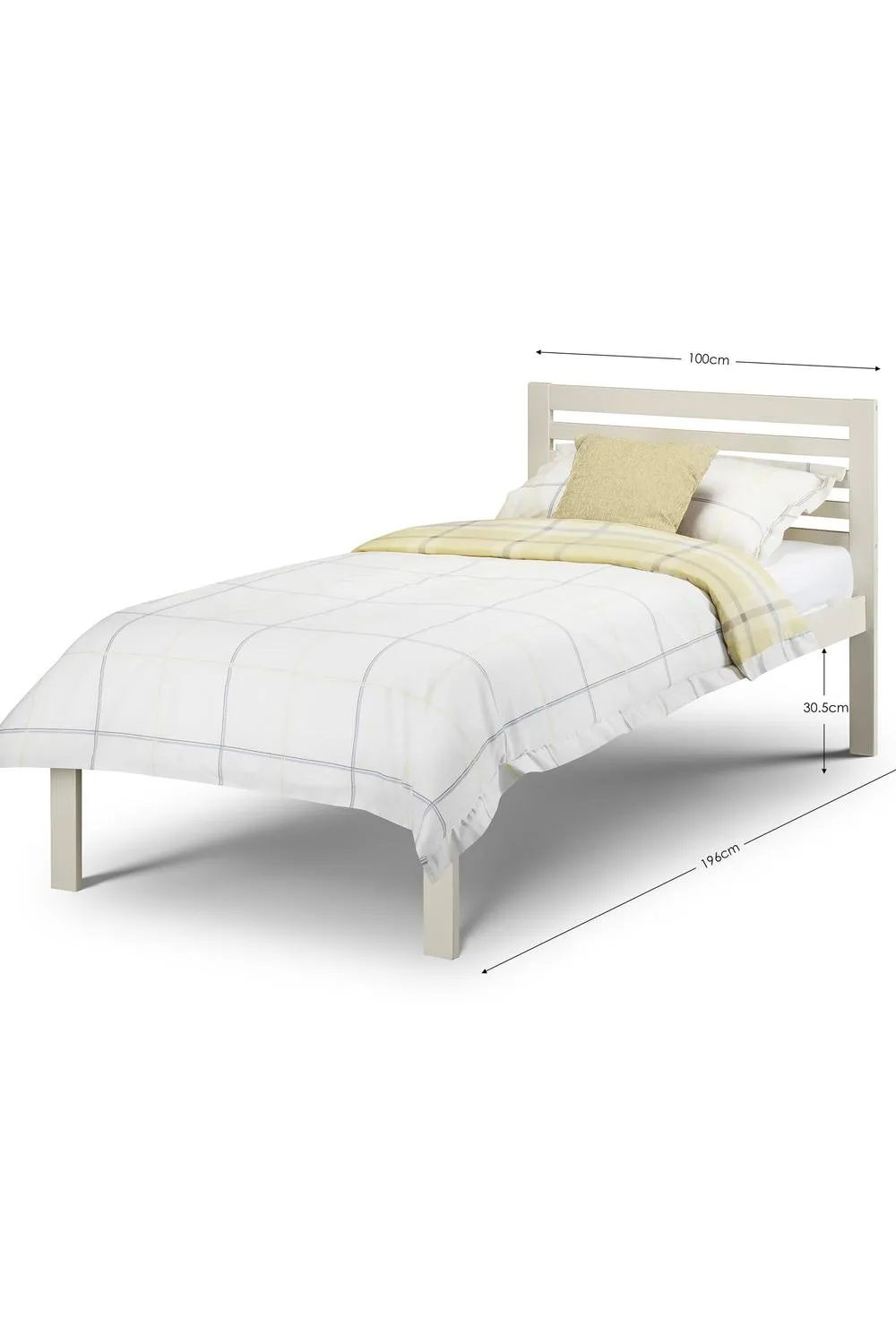 Julian Bowen Slocum Bed in White 3