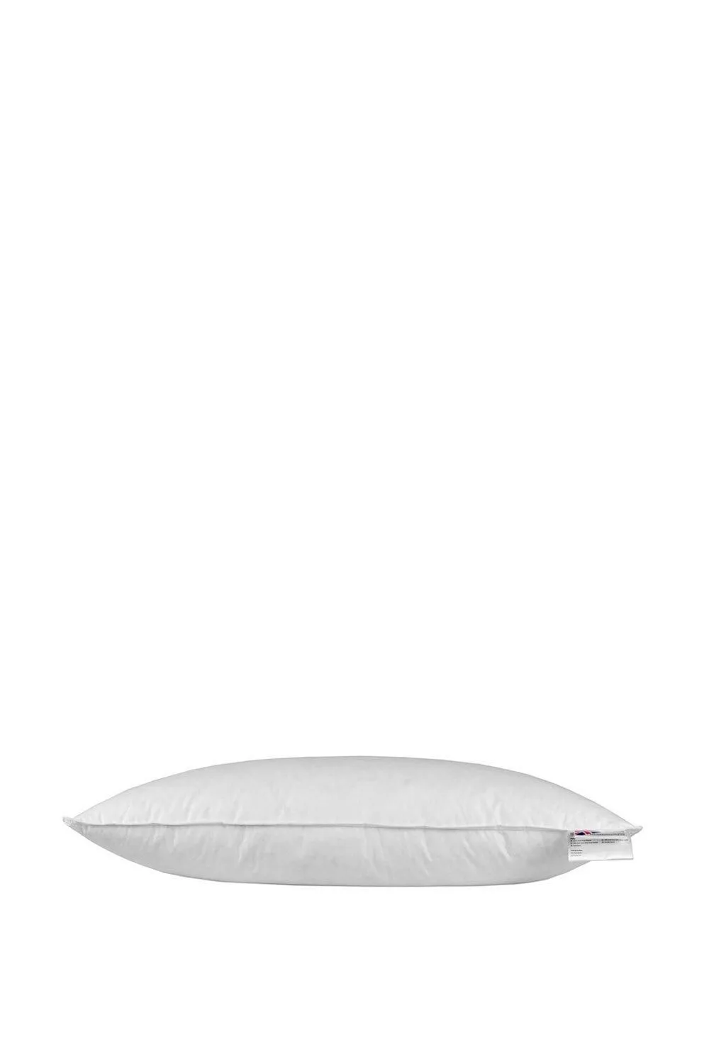 Homescapes Duck Feather & Down Euro Continental Pillow - 40cm x 80cm (16"x32") in White 2