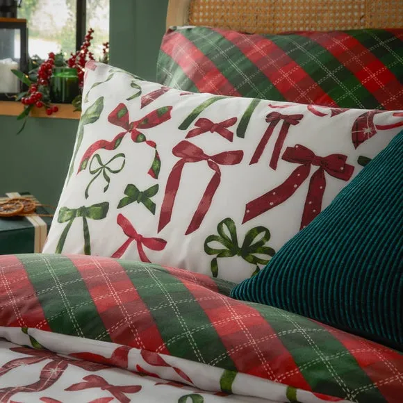 furn. Nathalie Bows Duvet Cover and Pillowcase Set 2