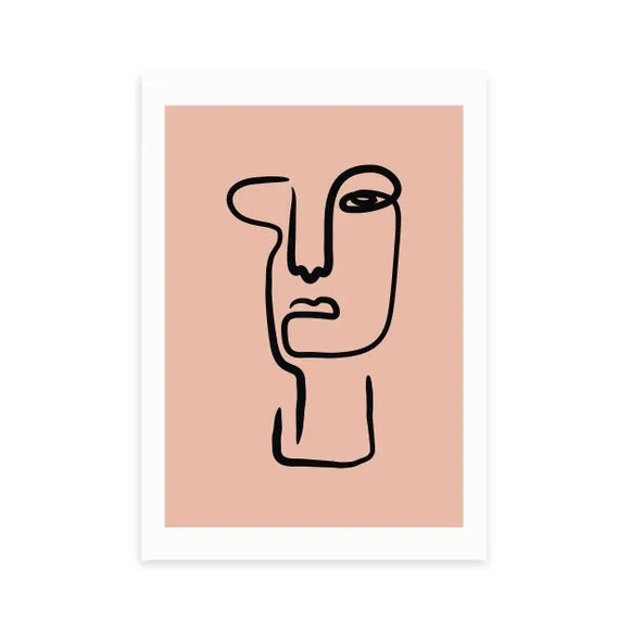 East End Prints Abstract Face Print by Sundry Society 2