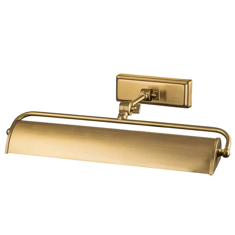 Netlighting Winchfield 2 Light Medium Picture Light Aged Brass in Gold