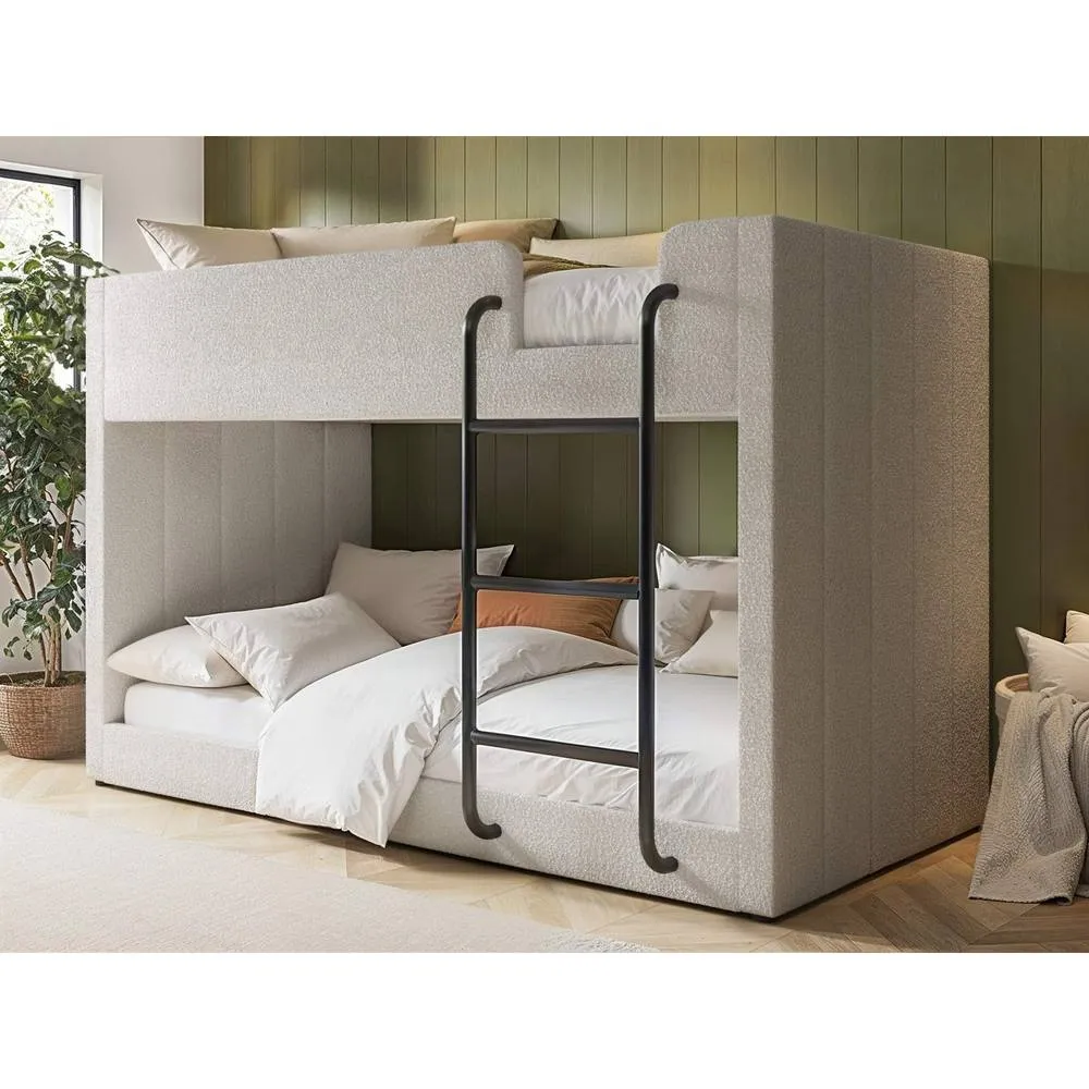 Flair Eden Fabric Bunk Bed in Beige 1