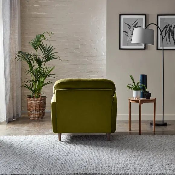 Sven Opulent Velvet Snuggle Chair 6
