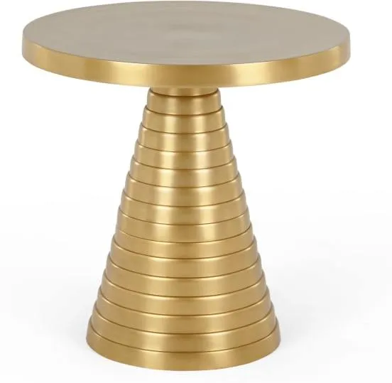 Fairbairn Side Table, Brass
