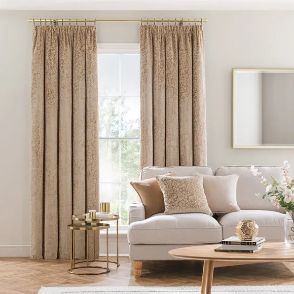 Madeline Velvet Pencil Pleat Curtains 2