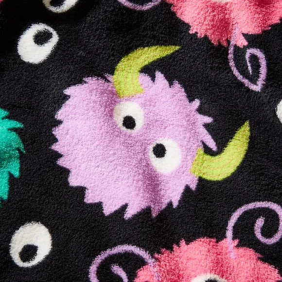 Rory the Monster Printed Fleece 170cm x 130cm Throw Blanket 2