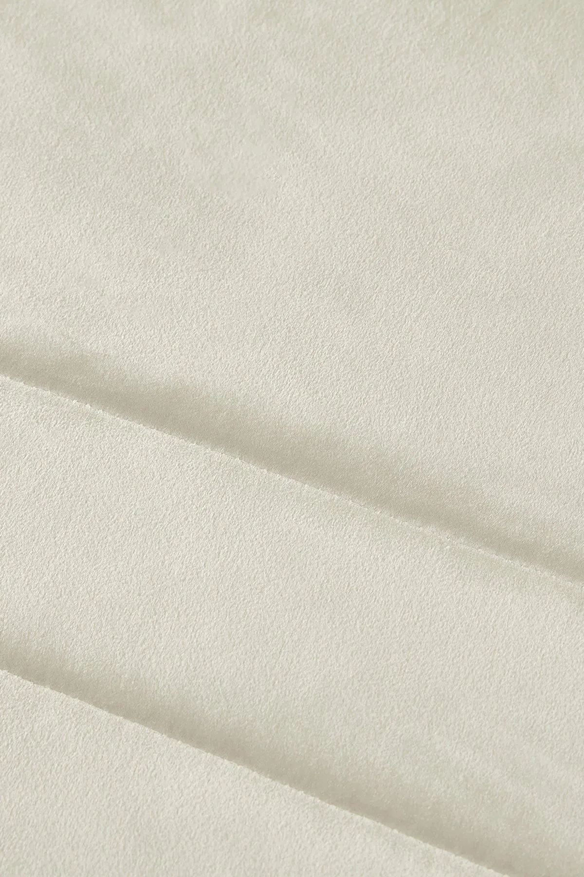 Laurence Llewelyn-Bowen 'Chic' Luxury Soft Velvet Frame Stitched Warm & Cosy Bedspread in Ivory 2