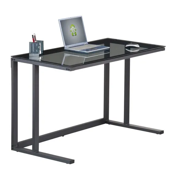 Air Smoked Glass Desk 2