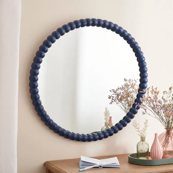 Bobbin Round Wall Mirror 1
