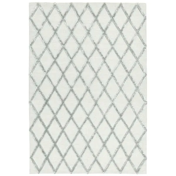 Dixon Rug  Silver Diamond