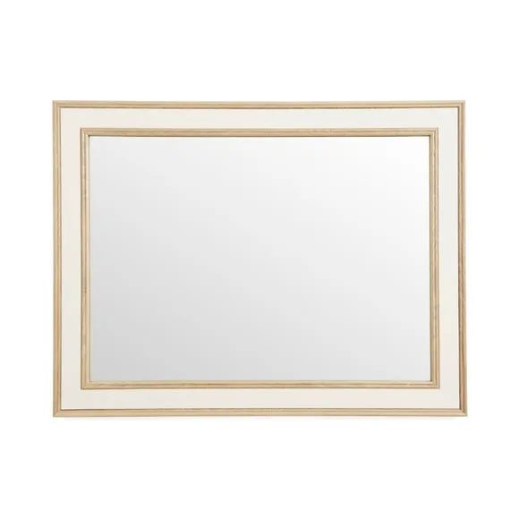 Olney Wooden Rectangle Wall Mirror 3
