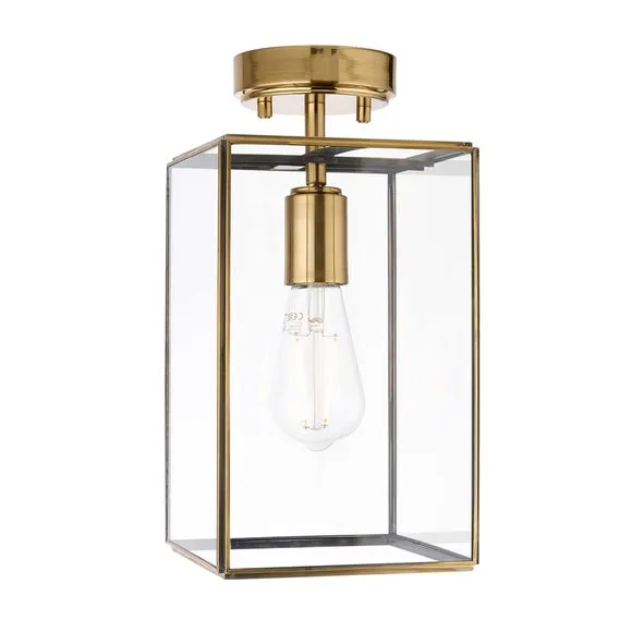 Vogue Horti Industrial Flush Ceiling Light 6