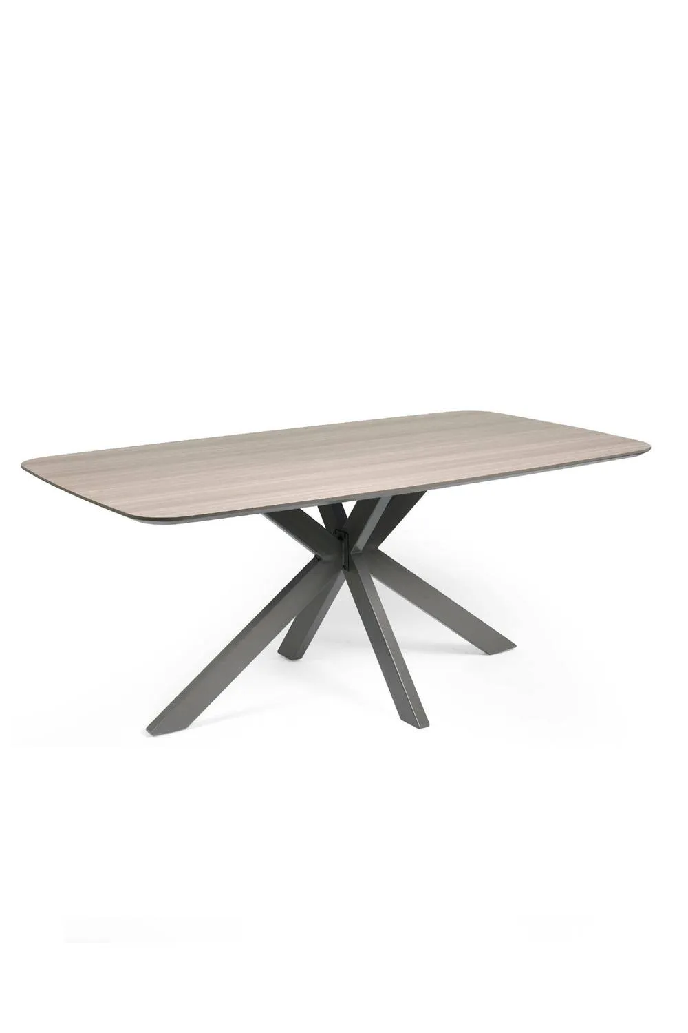 Julian Bowen Noah Rectangular 4-6 Seater Dining Table in Taupe 5