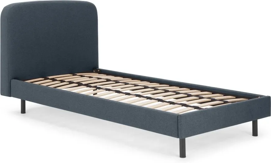 MADE Essentials Besley Single Bed, Aegean Blue