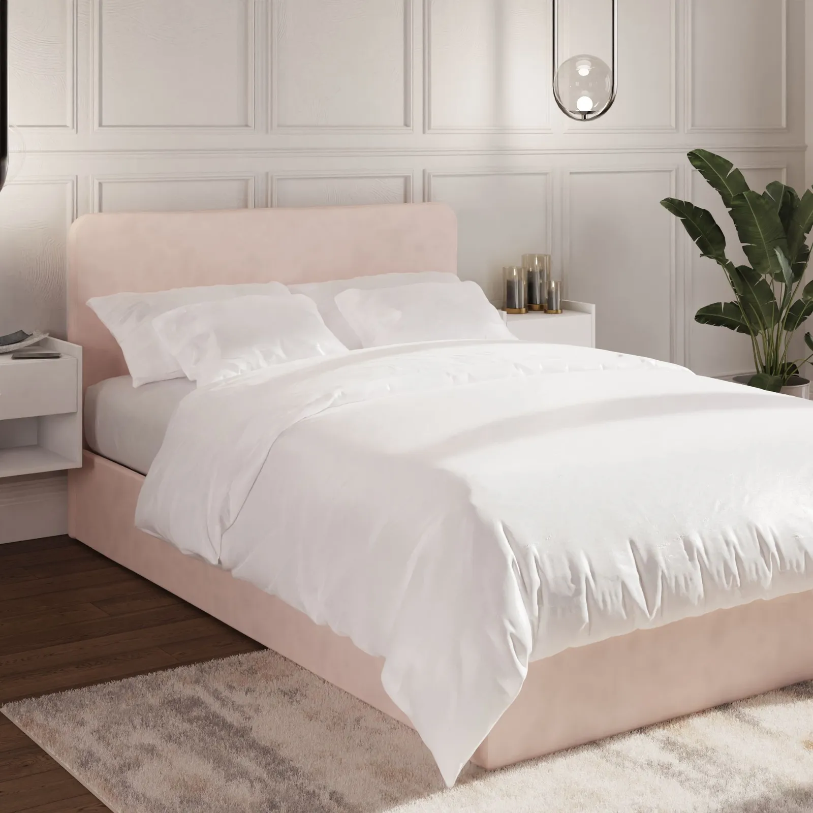 GFW Chiswick Ottoman Bed in Pink