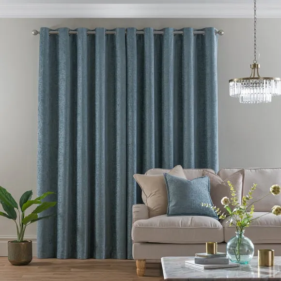 Chenille Eyelet Curtains (Blackout Available) 5