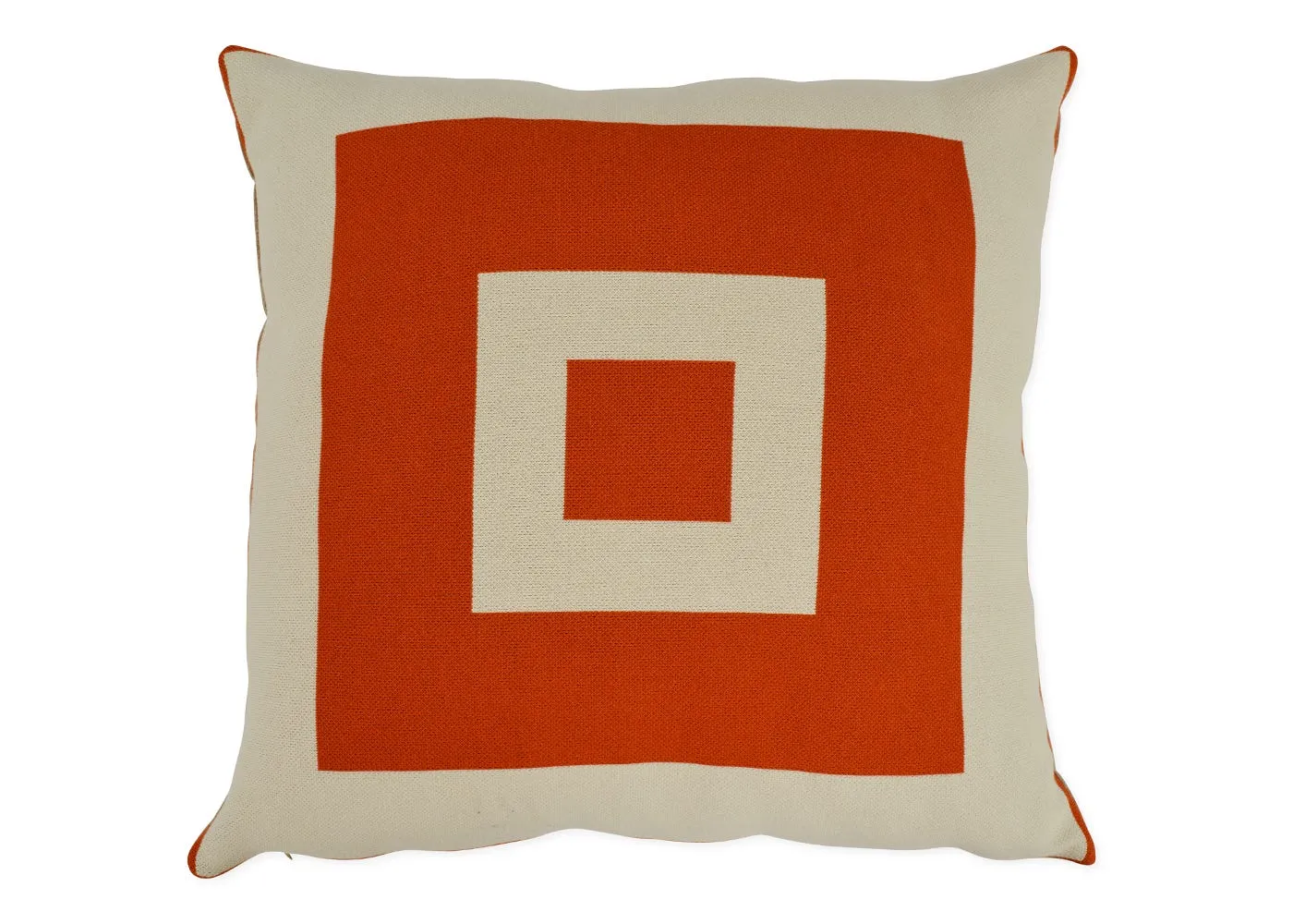 Ambar Exclusive Bold Frame Square Cushion Sienna